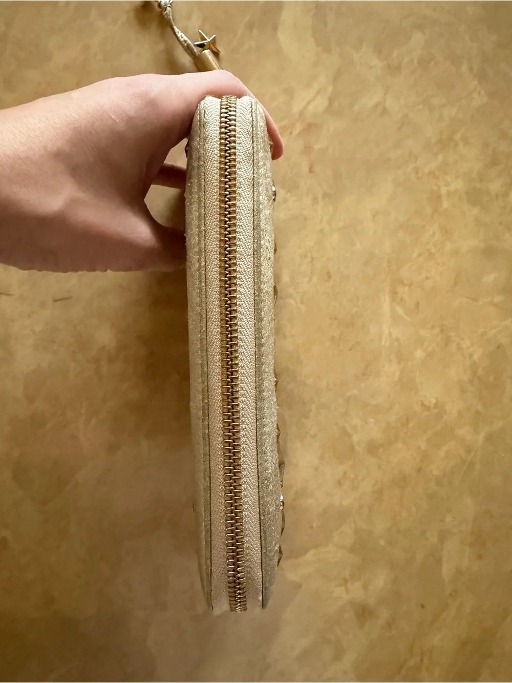 Jimmy Choo Metallic Long Wallet